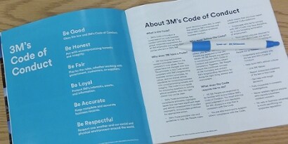 3M's Code of Conduct Global Handbook image
